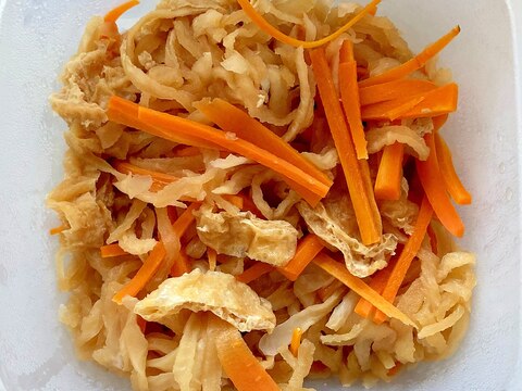 電子レンジで作る！切り干し大根の煮物